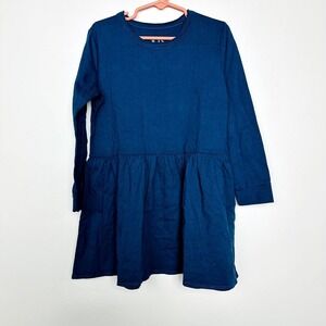 Chaser NWT Girls Long Sleeve Easy Crew Neck Casual A-Line Dress Size 6